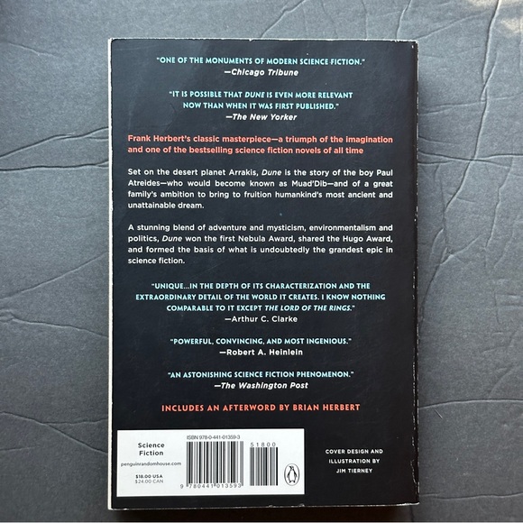 Dune by Frank Herbert (Book 1) | Science Fiction, Epic Fantasy | Paperback Book - Picture 2 of 9